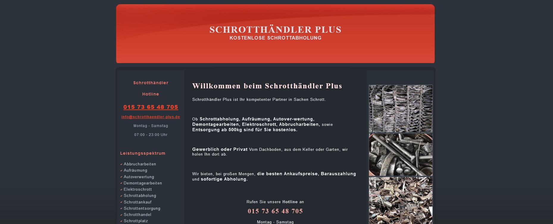 Die Abholung von Schrott blickt auch in Duisburg auf eine lange Geschichte zurück Die Abholung von Schrott blickt auch in Duisburg auf eine lange Geschichte zurück