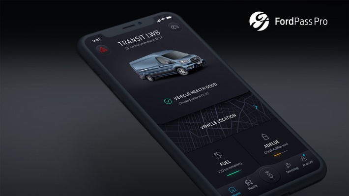 media.ford.com | Neue App "FordPass Pro"