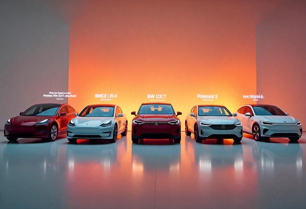 Die zehn besten Elektroauto-Alternativen zum Hyundai Ioniq 6 im direkten Vergleich Zehn Elektroautos im direkten Vergleich – darunter Tesla Model 3, BMW i4, Polestar 2 und VW ID.7 in moderner Präsentation